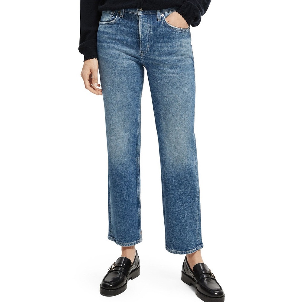 **SOLD**Scotch & Soda Blue Straight Leg Jeans